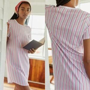 NEW Roller Rabbit Party Striped T-Shirt Dress